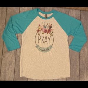 💙EUC Jeremiah 29:12 “Pray” NextLevel Apparel Tee